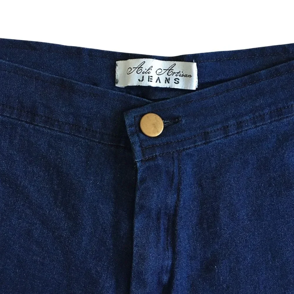 🔃High Waisted Aili Artisan Jeans Denim Shorts